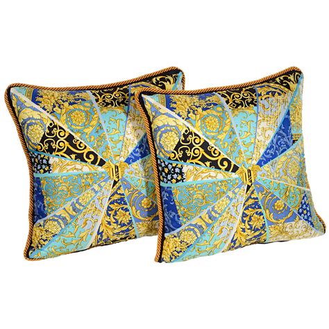 versace pillow case price|vintage Versace pillows.